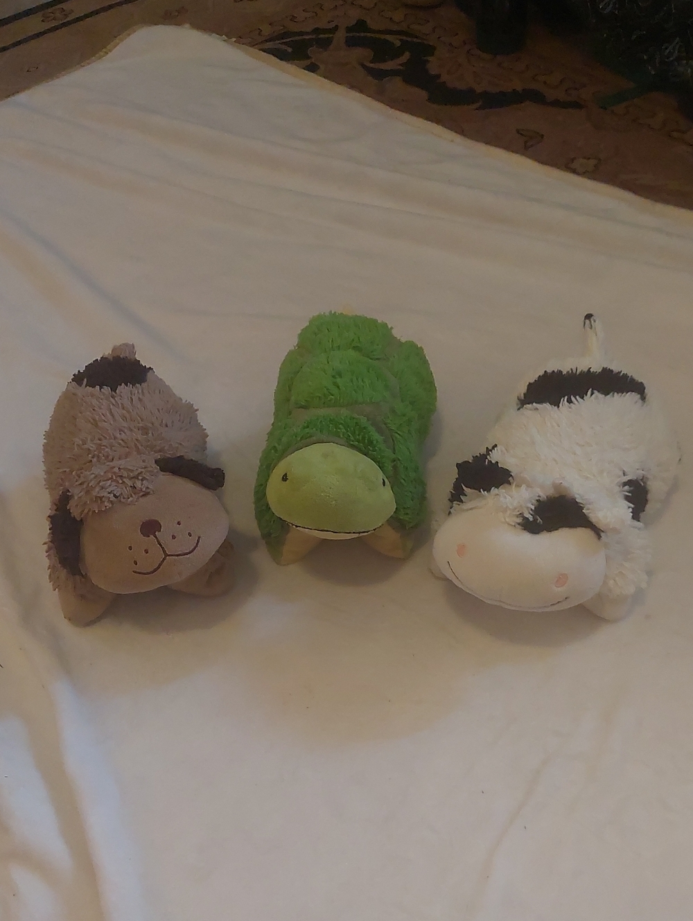 Pillow Pets Pee Wee Lot of 3 Plush Stuffed Animal Pillows